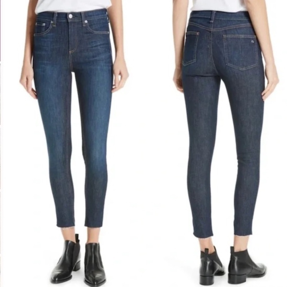 Rag & Bone 10" Ankle Skinny Raw Hem Size 30